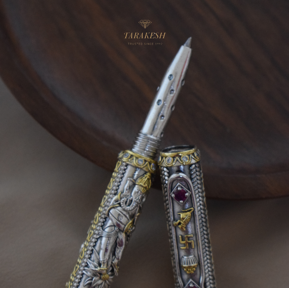 Ganesha Pure Silver Pen