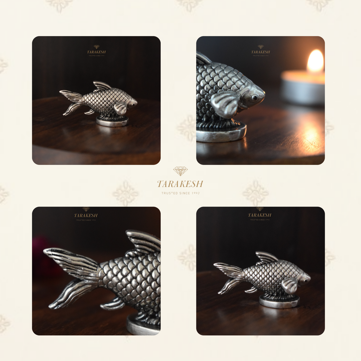 Fish Pure Silver Idol