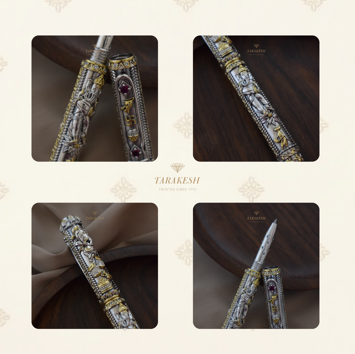 Ganesha Pure Silver Pen