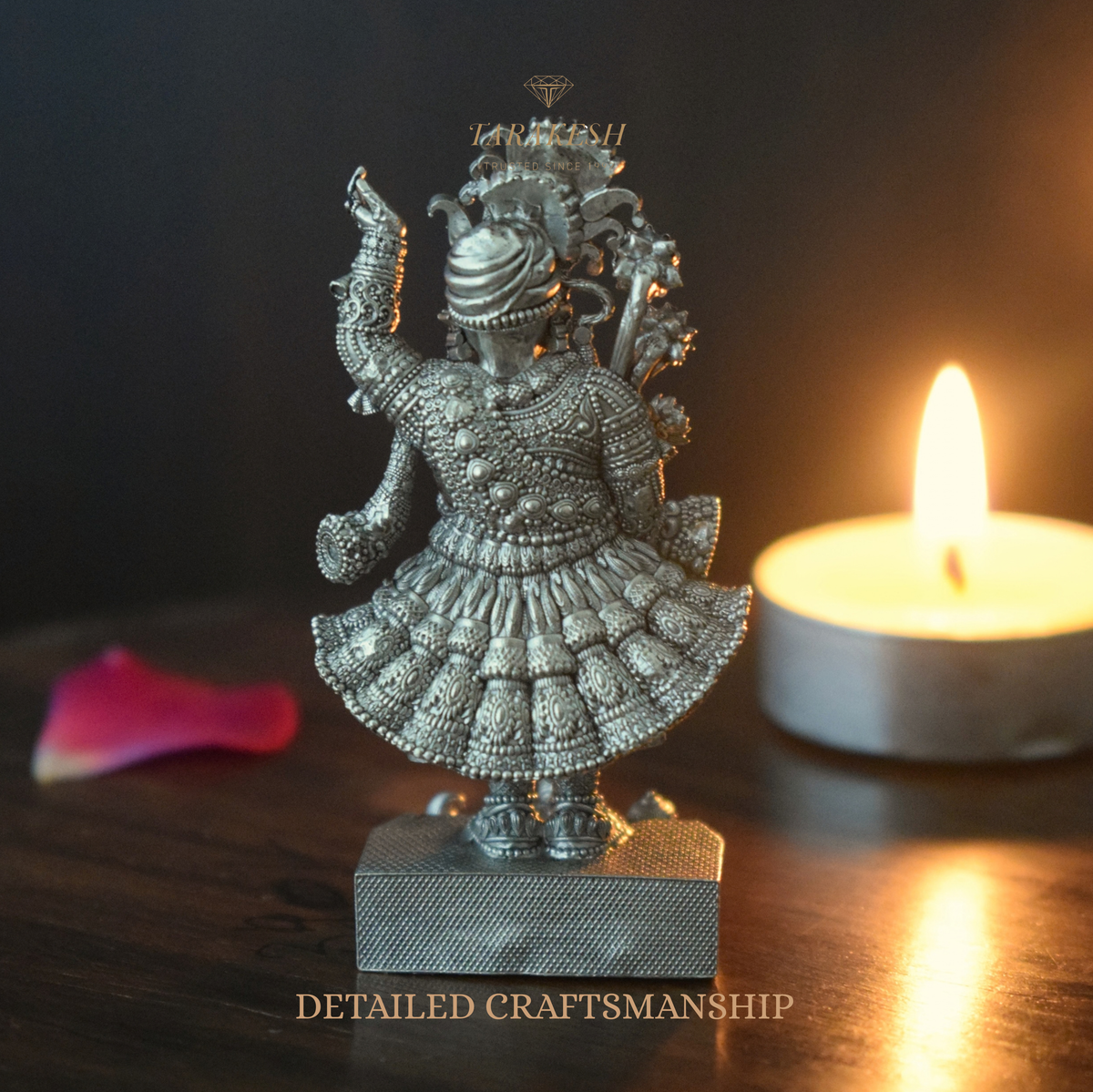 Shreenath Ji Pure Silver Idol