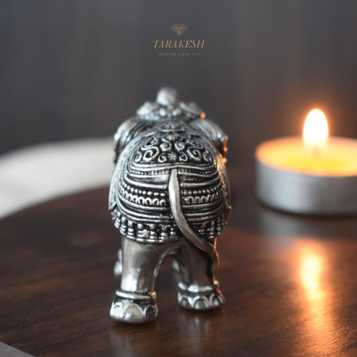 Elephant Pure Silver Idol