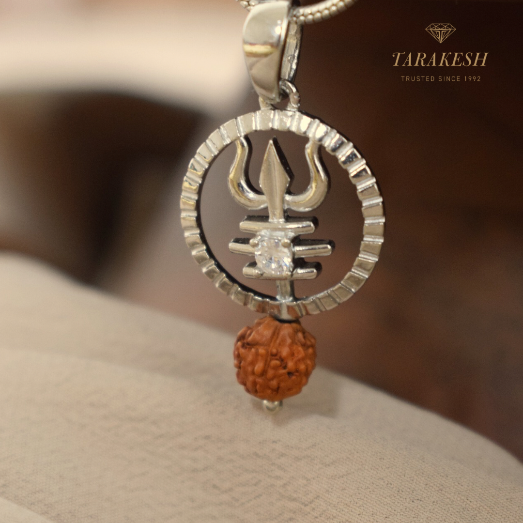 Shiva Pure Silver Pendant: Rudrashakti Edition