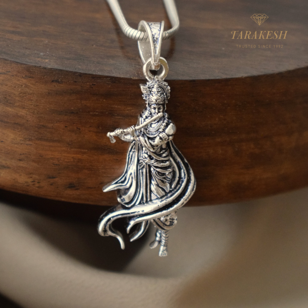 Krishna Pure Silver Pendant : Keshava Edition