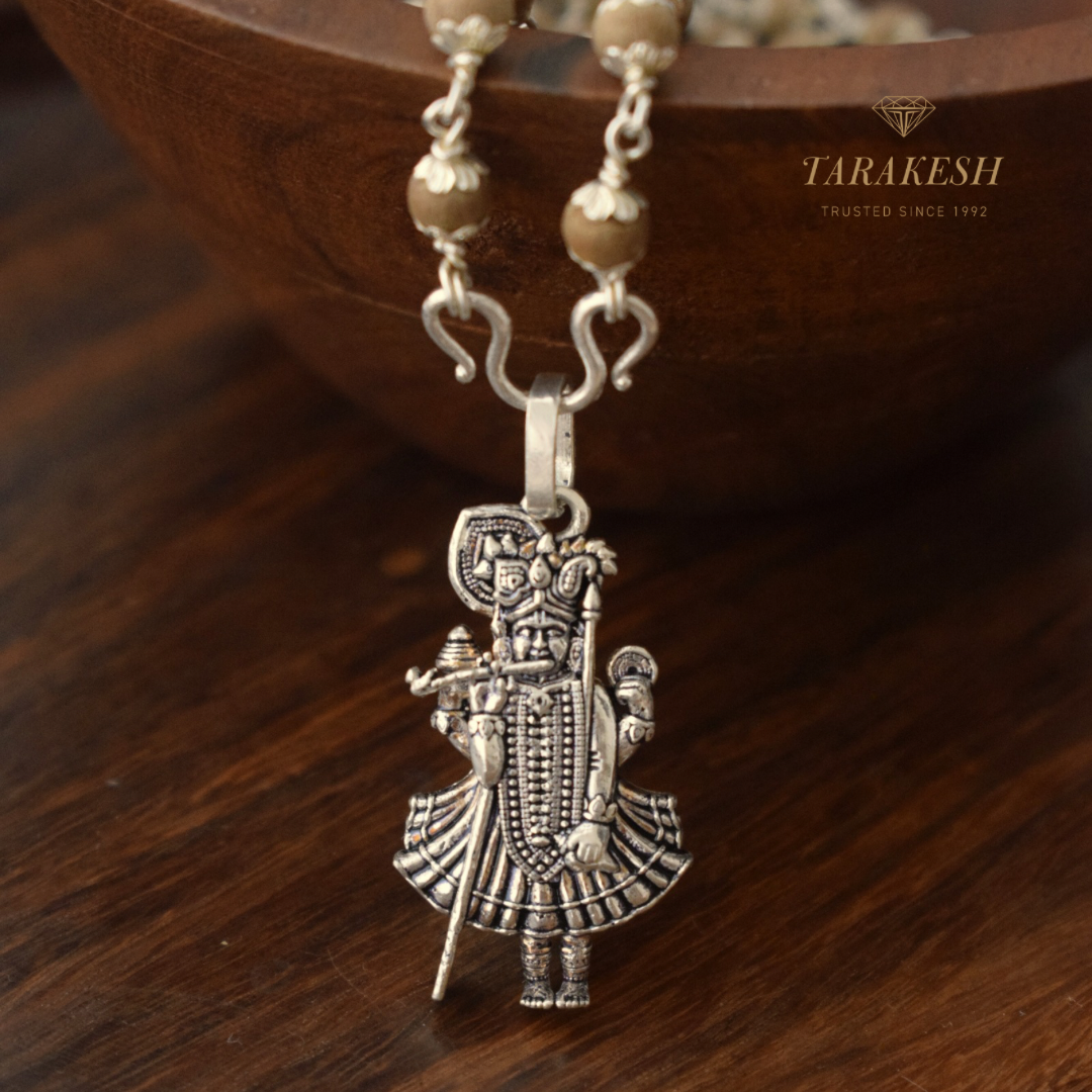 Shreenath Pure Silver Pendent
