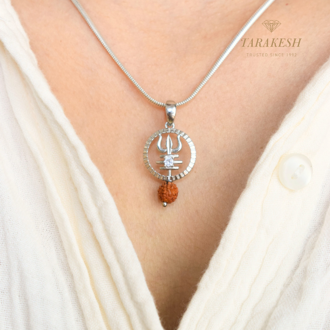 Shiva Pure Silver Pendant: Rudrashakti Edition